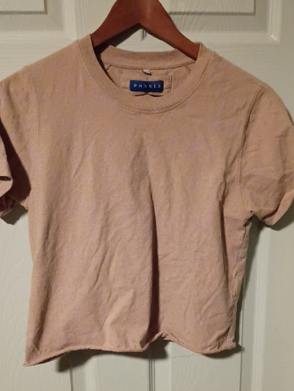 Hanes Short Sleeve Crewneck Tee in Dusty Pink